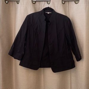 Black crop jacket Coldwater Creek sz12